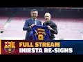 [FULL STREAM] Andrés Iniesta's contract renewal