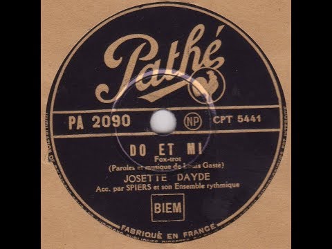 Josette Daydé   " Do et Mi  "    1942