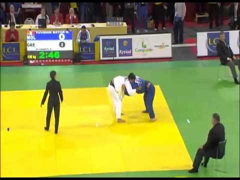 Judo Grand Slam Paris 2008 Final -100kg TUVSHIN BAYAR Naidan (MGL) - ILIADIS Ilias (GRE)