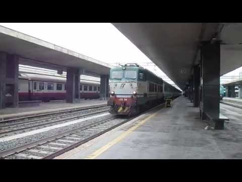 E656.046 in partenza con l' IC 727 "Archimede" Roma Termini - Siracusa/Palermo Centrale