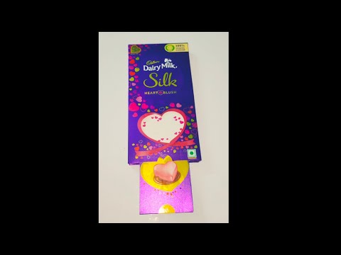 Cadbury dairy milk silk heart shaped valentine gift pack #shorts