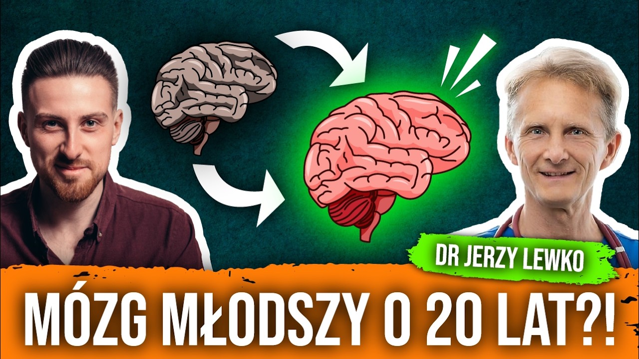 Zrób TO a odmłodzisz swój mózg o 20 lat! Lekarz zaleca TE produkty na mózg od 30 lat |dr Jerzy Lewko