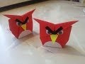 Оригами Angry birds. Злые птички из бумаги 