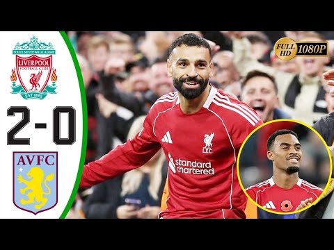 Liverpool vs Aston Villa 2-0 Highlights & All Goals 2025 🔥 Mohamed Salah Goal