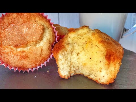 Deliciousnessly |  Spanish Muffins Recipe| Receta magdalenas españolas| Spanish | #Deliciousnessly