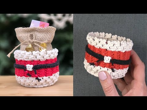 DIY Macrame Leaf Plant Hanger Lantern