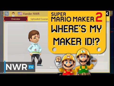 Part of a video titled How to find your Maker ID in Super Mario Maker 2 - YouTube