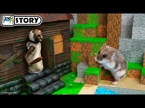 Hamster vs Granny in the Minecraft Dungeons - Obsidian Pinnacle 🐹 Homura Ham Pets