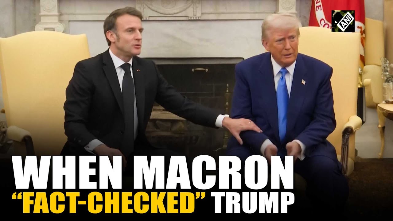 Macron corrects Donald Trump on Ukraine financial support during White House meeting