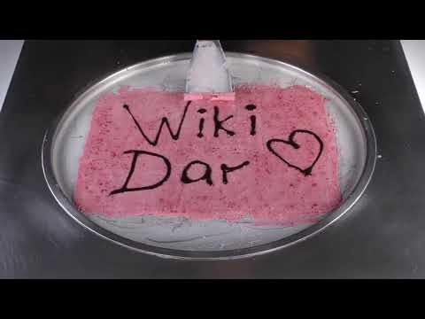 Ice Cream Rolls! ASMR - Raspberry Ice Cream Rolls _ tapping scratching and eating Sound with Raspber