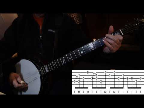 Bluegrass Banjo Licks - Traditional sounding lick in C with a bluesy end tag