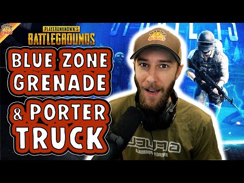 PUBG Update: NEW Blue Zone Grenade and Porter Truck ft. Halifax & Alisa - chocoTaco PUBG Squads