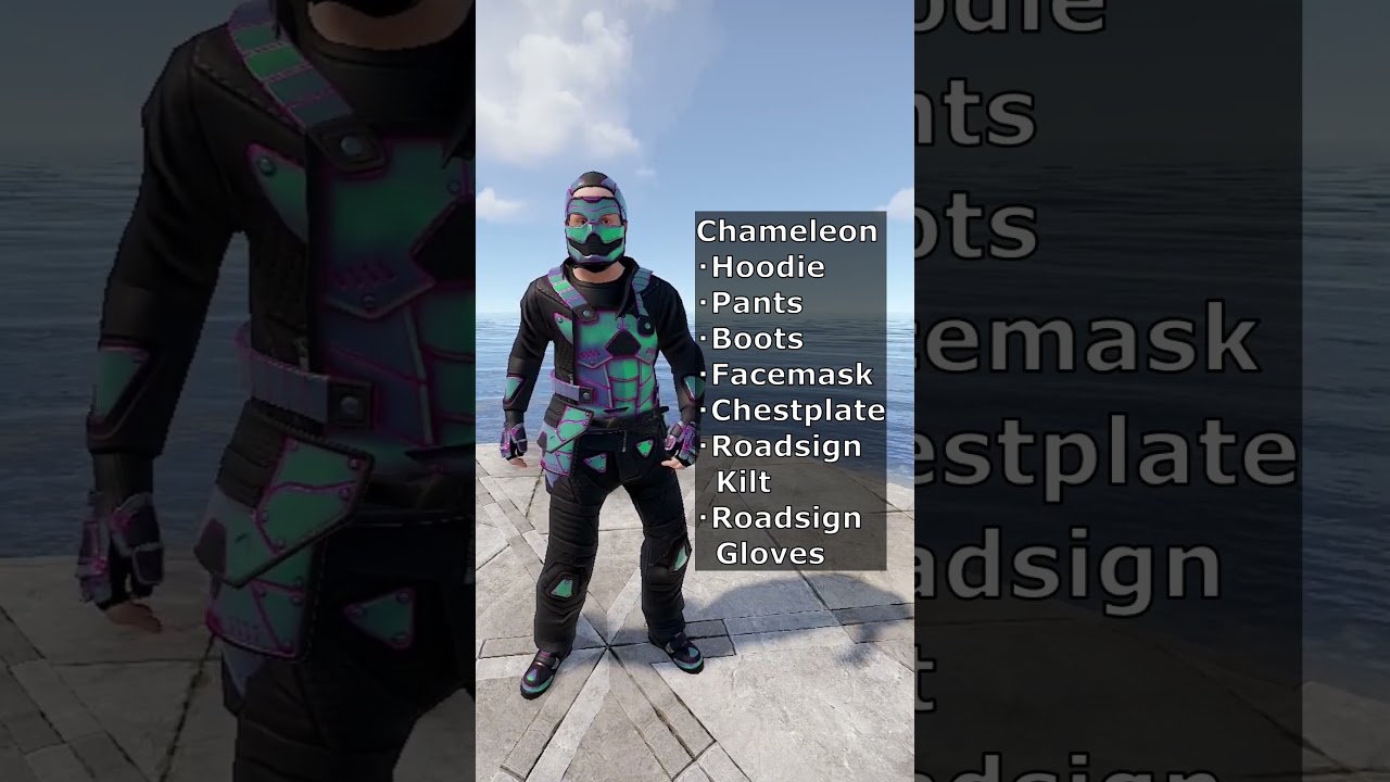 Rust Chameleon Full Armor Set