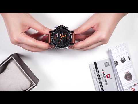 NAVIFORCE top sale men watch NF9134 Unboxing