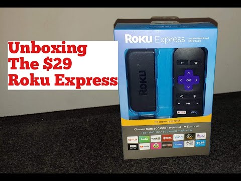 Roku Express unboxing. We unbox the $29 Roku Express.