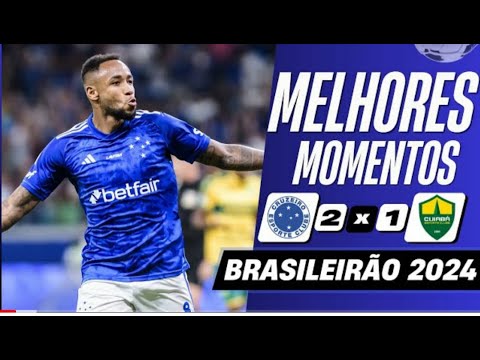 CRUZEIRO 2X 1 CUIABÁ MELHORES MOMENTOS