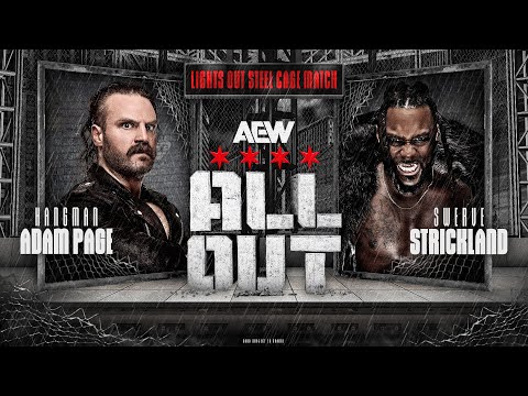 FULL MATCH: Hangman Adam Page vs Swerve Strickland. Lights Out Steel Cage! | AEW All Out 2024