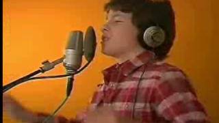 Nicholas Jonas recording Dear God w/ lyrics