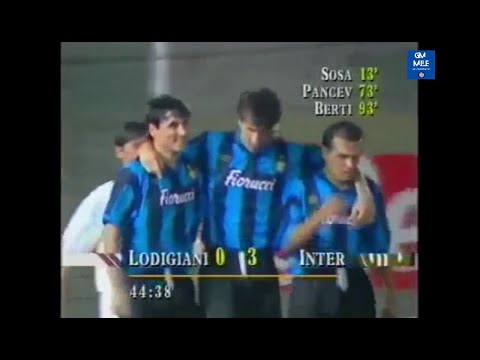 1994-95 (32' Coppa Italia - 22-08-1994) Lodigiani-INTER 0-3 [Aut.R.Sala,Pancev,Berti] Gol Rai