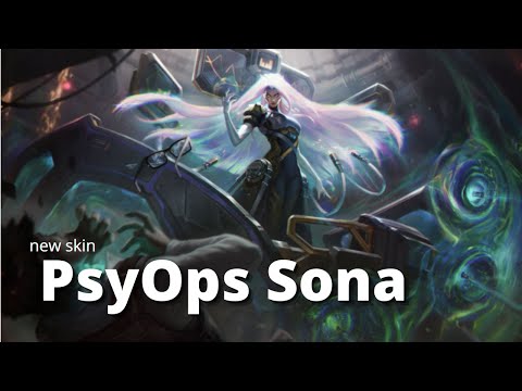 [NEW SKIN] PsyOps Sona best skin ever| League of Legends