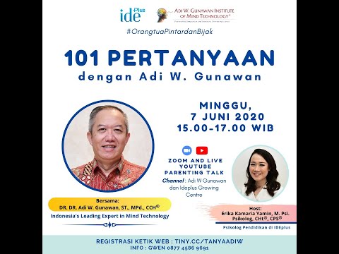 , title : '101 pertanyaan dengan Adi W. Gunawan (tanya jawab bagian 1)'