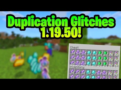 SuperXee - Minecraft All Working Duplication Glitches 1.19.50 Tutorial (Minecraft Duplication Glitches)