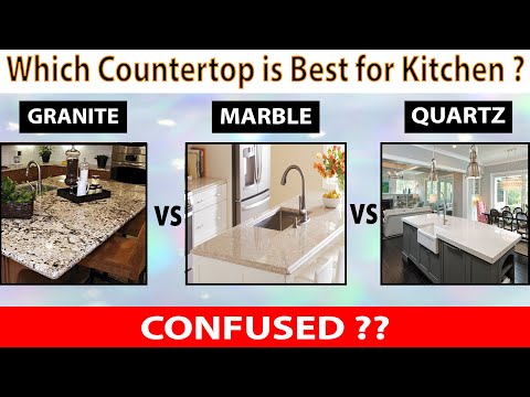 Granite vs Marble vs Quartz | Kitchen Countertops Ideas