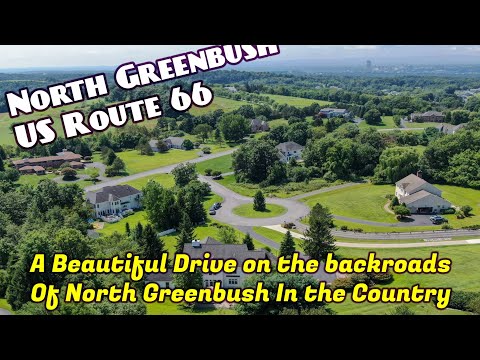 North Greenbush, NY - A Drive Through Route 66 on the Outskirts of Troy, NY - 4k