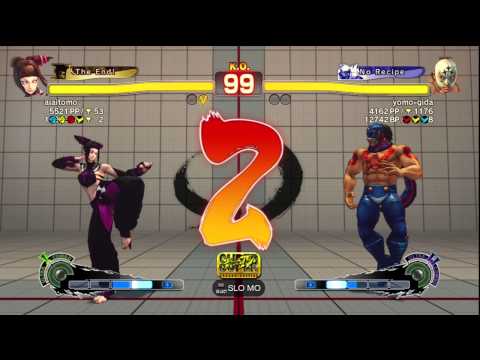 aiaitomo [Juri] vs. yomo-gida [El Fuerte] | PS3 SSF4 Arcade Edition
