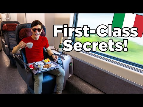 How to Travel Italy by Train in First Class 🇮🇹🚄✨