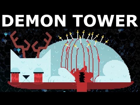 Night In The Woods - Demon Tower Mini Game - Full Walkthrough (All Levels & Ending) (No Commentary)