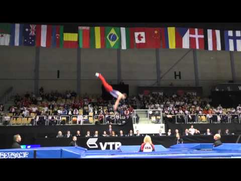 Aliaksei Shostak - Compulsory - Trampoline - 2015 World T&T Championships Qualifying