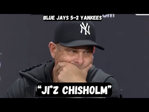 Aaron Boone BLASTS Chisholm and Volpe after elimination - Postgame Interview - Blue Jays 5-2 Yankees