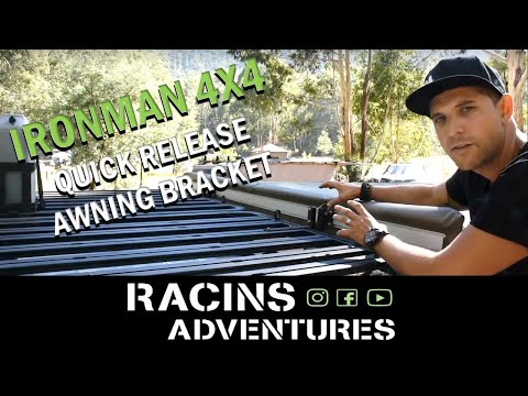 Ironman 4x4 Quick Release Awning Bracket | Solo set up tips
