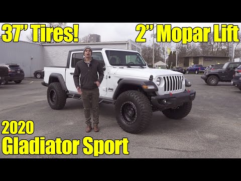 37 Inch Tires, 2 inch Mopar Lift! 2020 Jeep Gladiator Sport! How to Buy!