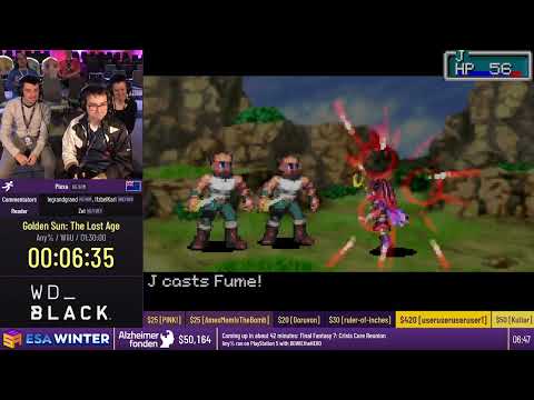 Golden Sun: The Lost Age [Any%] by Plexa - #ESAWinter23