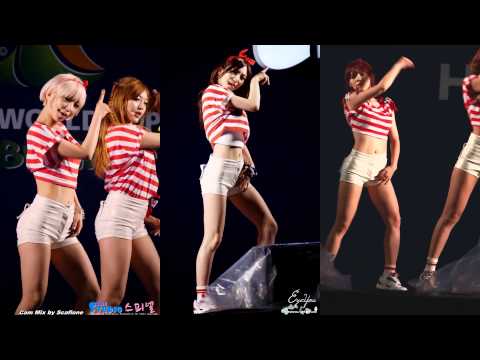 [Fancam] 140623 AOA - 단발머리 3분할.mkv