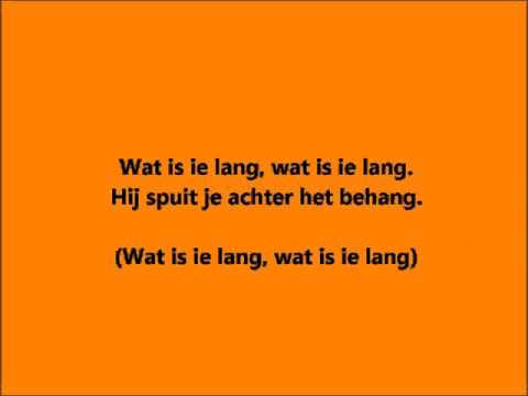 Wat is hij lang - CV de Jassen (songtekst)