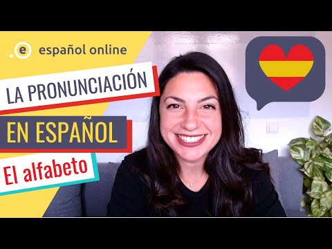 Pronunciación en español. El alfabeto // Spanish pronunciation. The alphabet.