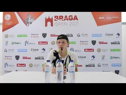 #BragaOpen 2021 — Conferência de Imprensa de Jesper de Jong R1