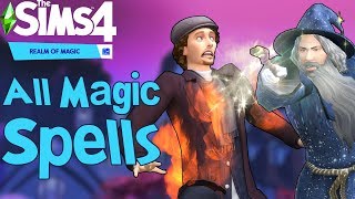 The Sims 4 Realm of Magic: All 24 Magic Spells and Failures