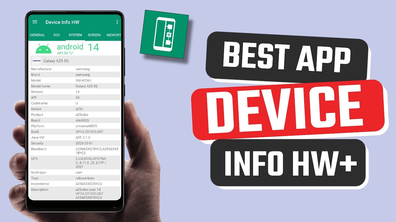 Best Device Info HW+ app for Android