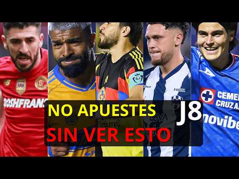 PRONÓSTICOS JORNADA 8 LIGA MX 2026 🔥 Análisis Completo + Pick Sugerido