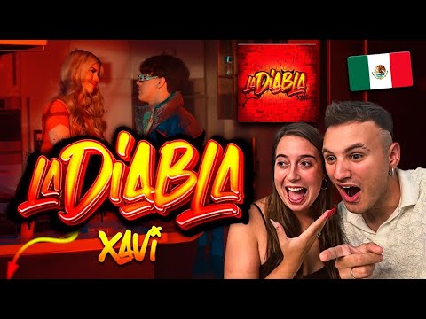 🇪🇸 ESPAÑOLES REACCIONAN a XAVI - LA DIABLA 😱😱🇲🇽  **es muy rara su voz**