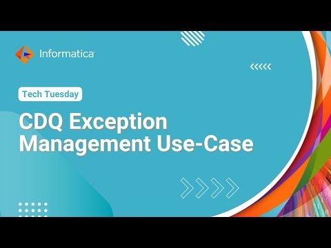 CDQ Exception Management Use-Case