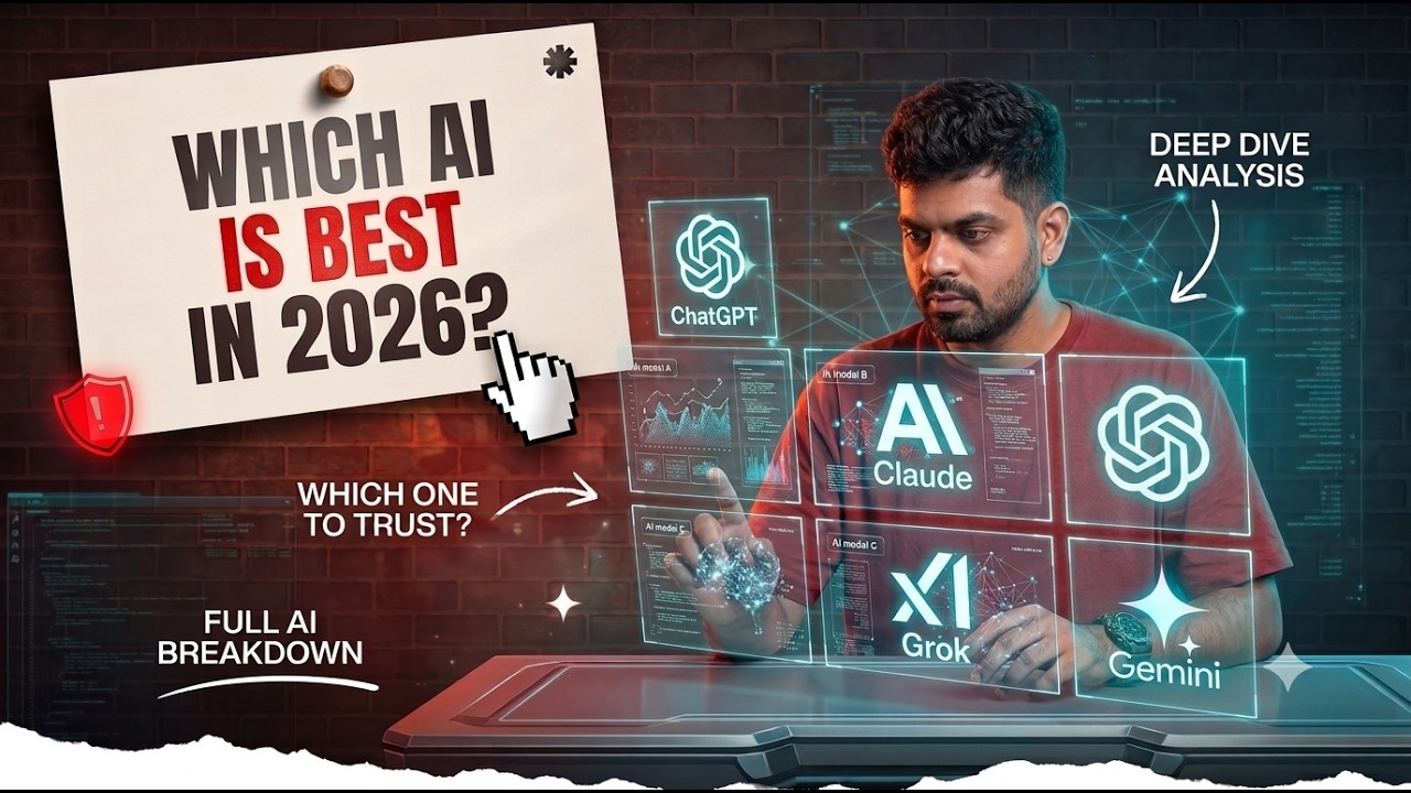 Best AI in 2026 | ChatGPT | Claude | Grok | Geminin | Comparison