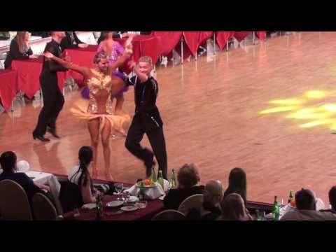 Latin Kvartal Cup 2017 World Open Latin 1/4 Jive Dmitry Kliuchnikov - Anastasia Pristinskaya