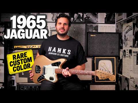 Fender Jaguar Shoreline Gold 1965 image 9