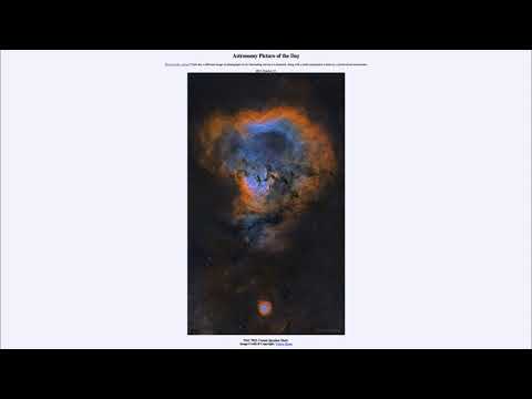 2021 October 13 - NGC 7822: Cosmic Question Mark