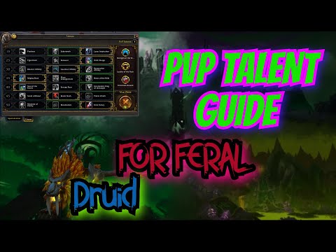 How to Play Feral Druid in Shadowlands 9.0.2 For PVP - Talents and PvP Talents